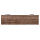 Manhattan Comfort Richmond Industrial Traditional 2-Piece Electric Fireplace in Black and Brown