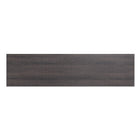 Manhattan Comfort Franklin Modern Farmhouse 2-Piece Electric Fireplace in Black and Brown
