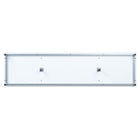 Manhattan Comfort Brighton Modern 2-Piece Electric Fireplace in Black and White