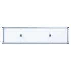 Manhattan Comfort Brighton Modern 2-Piece Electric Fireplace in Black and White