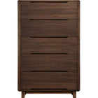 Greenington CURRANT Five Drawer High Chest, Oiled Walnut