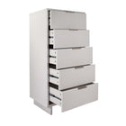 Manhattan Comfort Granville Modern 2-Piece Dresser Set in White - GRAN011