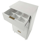 Manhattan Comfort Granville Modern 2-Piece Dresser Set in White - GRAN011