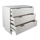 Manhattan Comfort Granville Modern 2-Piece Dresser Set in White - GRAN011