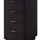 Manhattan Comfort Granville Modern 2-Piece Dresser Set in Black - GRAN012