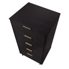 Manhattan Comfort Granville Modern 2-Piece Dresser Set in Black - GRAN012