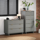 Manhattan Comfort Granville Modern 2-Piece Dresser Set in Light Gray - GRAN016