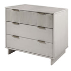 Manhattan Comfort Granville Modern 2-Piece Dresser Set in Light Gray - GRAN016
