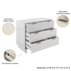 Manhattan Comfort Granville Modern 2-Piece Dresser Set in White - GRAN021
