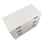 Manhattan Comfort Granville Modern 2-Piece Dresser Set in White - GRAN021