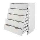 Manhattan Comfort Granville Modern 2-Piece Dresser Set in White - GRAN021