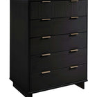 Manhattan Comfort Granville Modern 2-Piece Dresser Set in Black - GRAN022
