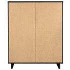 Manhattan Comfort Granville Modern 2-Piece Dresser Set in Black - GRAN022