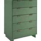 Manhattan Comfort Granville Modern 2-Piece Dresser Set in Sage Green - GRAN023