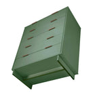 Manhattan Comfort Granville Modern 2-Piece Dresser Set in Sage Green - GRAN023