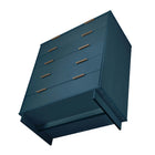 Manhattan Comfort Granville Modern 2-Piece Dresser Set in Midnight Blue - GRAN024