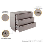 Manhattan Comfort Granville Modern 2-Piece Dresser Set in Light Gray - GRAN026