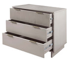 Manhattan Comfort Granville Modern 2-Piece Dresser Set in Light Gray - GRAN026