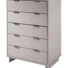 Manhattan Comfort Granville Modern 2-Piece Dresser Set in Light Gray - GRAN026