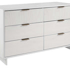 Manhattan Comfort Granville Modern 3-Piece Dresser Set in White - GRAN031