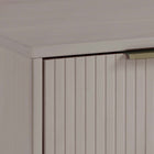 Manhattan Comfort Granville Modern 3-Piece Dresser Set in Light Gray - GRAN036