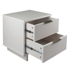Manhattan Comfort Granville Modern 2-Piece Dresser Set in White - GRAN041