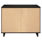 Manhattan Comfort Granville Modern 2-Piece Dresser Set in Black - GRAN042