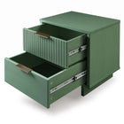 Manhattan Comfort Granville Modern 2-Piece Dresser Set in Sage Green - GRAN043