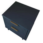 Manhattan Comfort Granville Modern 2-Piece Dresser Set in Midnight Blue - GRAN044