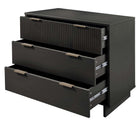 Manhattan Comfort Granville Modern 2-Piece Dresser Set in Charcoal Gray - GRAN045