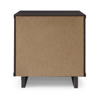 Manhattan Comfort Granville Modern 2-Piece Dresser Set in Charcoal Gray - GRAN045
