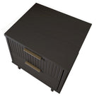 Manhattan Comfort Granville Modern 2-Piece Dresser Set in Charcoal Gray - GRAN045