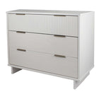Manhattan Comfort Granville Modern 3-Piece Dresser Set in White - GRAN051