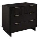 Manhattan Comfort Granville Modern 3-Piece Dresser Set in Black - GRAN052