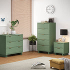 Manhattan Comfort Granville Modern 3-Piece Dresser Set in Sage Green - GRAN053