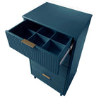 Manhattan Comfort Granville Modern 3-Piece Dresser Set in Midnight Blue - GRAN054