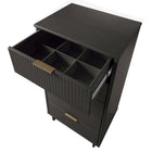 Manhattan Comfort Granville Modern 3-Piece Dresser Set in Charcoal Gray - GRAN055