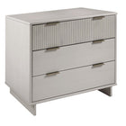 Manhattan Comfort Granville Modern 3-Piece Dresser Set in Light Gray - GRAN056