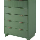 Manhattan Comfort Granville Modern 2-Piece Dresser Set in Sage Green - GRAN063