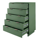 Manhattan Comfort Granville Modern 2-Piece Dresser Set in Sage Green - GRAN063