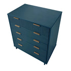 Manhattan Comfort Granville Modern 2-Piece Dresser Set in Midnight Blue - GRAN064