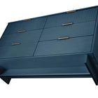 Manhattan Comfort Granville Modern 2-Piece Dresser Set in Midnight Blue - GRAN064