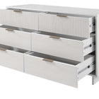 Manhattan Comfort Granville Modern 3-Piece Dresser Set in White - GRAN071