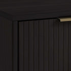 Manhattan Comfort Granville Modern 3-Piece Dresser Set in Black - GRAN072