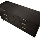Manhattan Comfort Granville Modern 3-Piece Dresser Set in Black - GRAN072