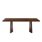 Greenington Torrey 84" Dining Table/Table Top with Tiger - Black Walnut