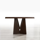 Greenington Torrey 84" Dining Table/Table Top with Tiger - Black Walnut