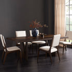 Greenington Torrey 84" Dining Table/Table Top with Tiger - Black Walnut
