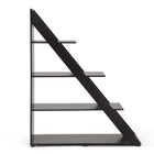 Baxton Studio Psinta Dark Brown Modern Shelving Unit