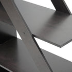 Baxton Studio Psinta Dark Brown Modern Shelving Unit